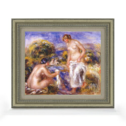 樂天商城 - 【油絵 直筆仕上げ】ルノワール 浴女 F8 【額入り】 絵画 販売 8号 油彩 風景画 602×528mm 複製画 送料無料 プレゼント ギフト 開店祝い 開業祝い 退職祝い 新築祝い リビング 玄関 モダン アートフレーム 壁掛け