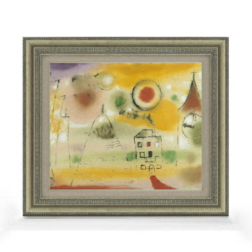 【油絵 直筆仕上げ】パウル・クレー WinterDay,Shortly before Noon F8 【額入り】 絵画 販売 8号 油彩..
