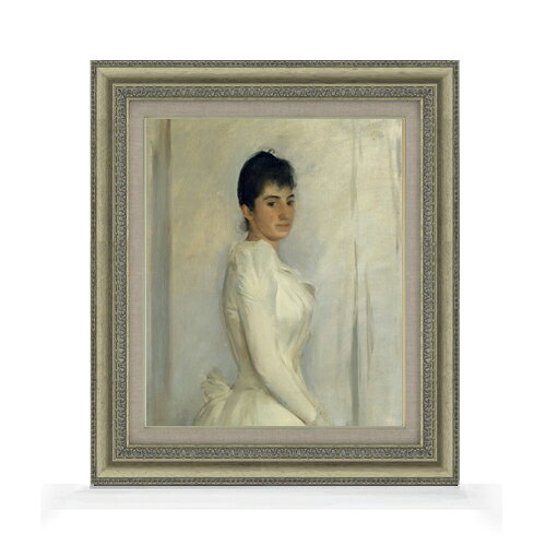 絵自体（キャンバス）の大きさ　455×380mm 表面アクリル透明保護板　額縁吊り紐　付属 ※一部在庫商品は早期出荷可能の場合がございます。 お急ぎに際は別途Eメールにてお問い合わせください。 お問い合わせメールアドレス 　shopmaster@artrest.jp 【留意事項】 ※注文個数によりお届け日が変わることがあります。 ※直筆仕上げ商品のため色彩が若干異なる場合がございますので 予めご了承くださいませ。 絵画 販売 インテリア 油絵 油彩 壁掛け 複製画 風景画 ゴッホ モネ ルノワール その他 静物画 肖像画 アート プレゼント 開業祝い 退職祝い 新築祝い 玄関 リビングアート 風水 縁起 フレーム 贈り物ラモン・カザス Portrait