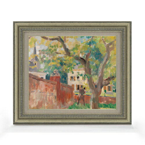 【油絵 直筆仕上げ】ウーターズ 古いクルミの木 F8 【額入り】 絵画 販売 8号 油彩 抽象画 602×528mm 複製画 送料無料 プレゼント ギフト 開店祝い 開業祝い 退職祝い 新築祝い リビング 玄関 モダン アートフレーム 壁掛け