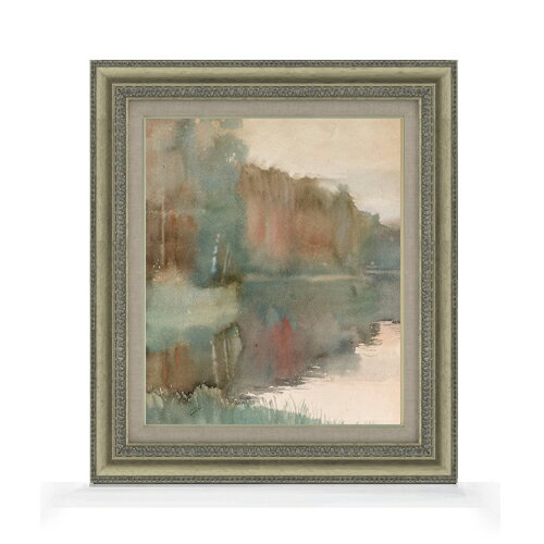 【油絵 直筆仕上げ】エーデルフェルト 秋のハイコの海岸、風景-秋 F8 【額入り】 絵画 販売 8号 油彩 抽象画 602×528mm 複製画 送料無料 プレゼント ギフト 開店祝い 開業祝い 退職祝い 新築祝い リビング 玄関 モダン アートフレーム 壁掛け