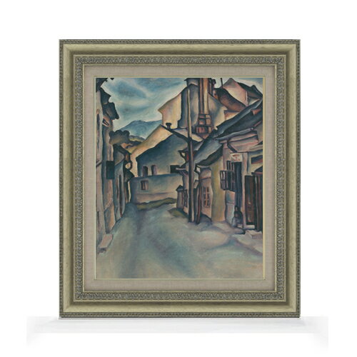 【油絵 直筆仕上げ】バウアー ウリチカ F8 【額入り】 絵画 販売 8号 油彩 抽象画 602×528mm 複製画 送料無料 プレゼント ギフト 開店祝い 開業祝い 退職祝い 新築祝い リビング 玄関 モダン アートフレーム 壁掛け