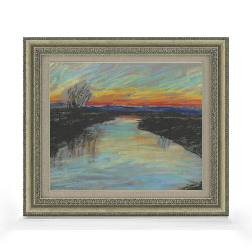 【油絵 直筆仕上げ】パルジャイ 赤い夜明け F8 【額入り】 絵画 販売 8号 油彩 抽象画 602×528mm 複製画 送料無料 プレゼント ギフト 開店祝い 開業祝い 退職祝い 新築祝い リビング 玄関 モダン アートフレーム 壁掛け