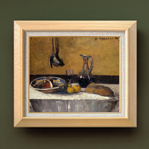 樂天商城 - 【油絵 直筆仕上げ】ピサロ Still Life F8 【額入り】 絵画 販売 8号 油彩 風景画 600×526mm 複製画 送料無料 プレゼント ギフト 開店祝い 開業祝い 退職祝い 新築祝い リビング 玄関 モダン アートフレーム 壁掛け