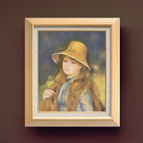 【匿名配送】絵画　「麦わら帽子」アート 原画　A4サイズ額つき 楽天市場】麦わら帽子（絵画｜アート・美術品・骨董品・民芸品