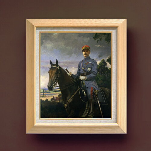Rakuten - 【油絵 直筆仕上げ】ターベル Marshal Ferdinand Foch F8 【額入り】 絵画 販売 8号 油彩 風景画 600×526mm 複製画 送料無料 プレゼント ギフト 開店祝い 開業祝い 退職祝い 新築祝い リビング 玄関 モダン アートフレーム 壁掛け