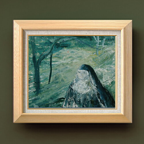 Rakuten - 【油絵 直筆仕上げ】テニー ノンネ F8 【額入り】 絵画 販売 8号 油彩 抽象画 600×526mm 複製画 送料無料 プレゼント ギフト 開店祝い 開業祝い 退職祝い 新築祝い リビング 玄関 モダン アートフレーム 壁掛け