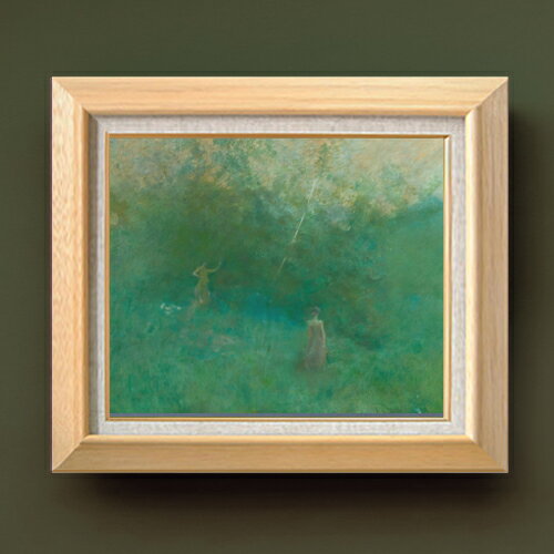 Rakuten - 【油絵 直筆仕上げ】デューイング 白樺 F8 【額入り】 絵画 販売 8号 油彩 抽象画 600×526mm 複製画 送料無料 プレゼント ギフト 開店祝い 開業祝い 退職祝い 新築祝い リビング 玄関 モダン アートフレーム 壁掛け