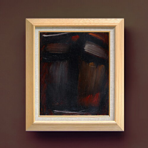 【油絵 直筆仕上げ】ヤウレンスキー　瞑想 N. 57 F8 【額入り】 絵画 販売 8号 油彩 抽象画 600×526mm 複製画 送料無料 プレゼント ギフト 開店祝い 開業祝い 退職祝い 新築祝い リビング 玄関 モダン アートフレーム 壁掛け