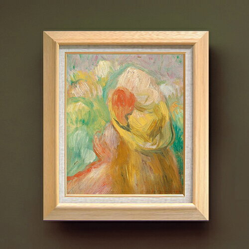【 油絵 直筆仕上げ 】 ルノワール 黄色い帽子をかぶった女の子 F8 【額入り】 絵画 販売 8号 油彩 抽象画 600×526mm 送料無料 複製画 プレゼント ギフト 開店祝い 開業祝い 退職祝い 新築祝い リビング 玄関 モダン アートフレーム 壁掛け ラッピング 贈り物