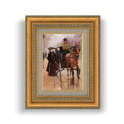 Rakuten - 【油絵 直筆仕上げ】ジャン・ベロー Photogravure aquarellee SMサイズ 額入り 油絵直筆仕様げ 372×303mm 額縁ガラス板 ｜ 絵画 アート インテリア 壁掛け複製画
