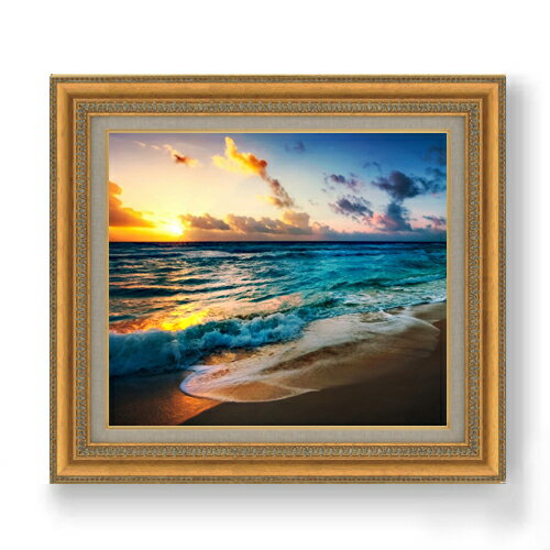 絵自体（キャンバス）の大きさ　530×455mm 【お届け日数】 ご注文日から　8-12日以内　に到着いたします。 ※一部在庫商品は早期出荷可能の場合がございます。 お急ぎに際は別途Eメールにてお問い合わせください。 お問い合わせメールアドレス 　shopmaster@artrest.jp 【留意事項】 ※注文個数によりお届け日が変わることがあります。 ※直筆仕上げ商品のため色彩が若干異なる場合がございますので 予めご了承くださいませ。 絵画 販売 インテリア 油絵 油彩 壁掛け 複製画 風景画 ゴッホ モネ ルノワール その他 静物画 肖像画 アート プレゼント 開業祝い 退職祝い 新築祝い 玄関 リビングアート 風水 縁起 フレーム 贈り物ビーチ-熱帯-