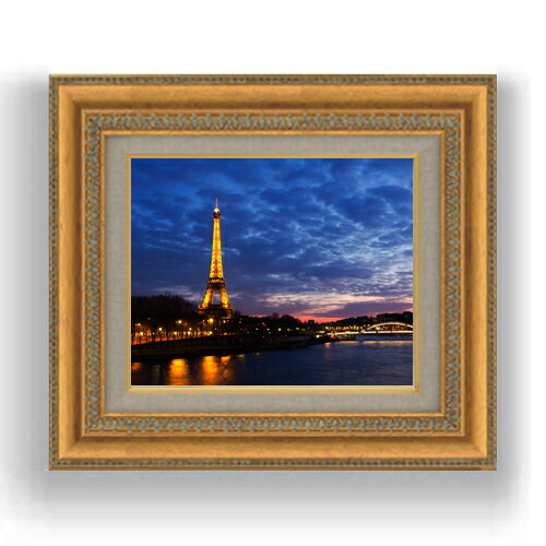 【油絵 直筆仕上げ】街の夕暮れ　 F3サイズ 額入り　【キャンバス・額縁】　油彩　風景画　オリジナル..