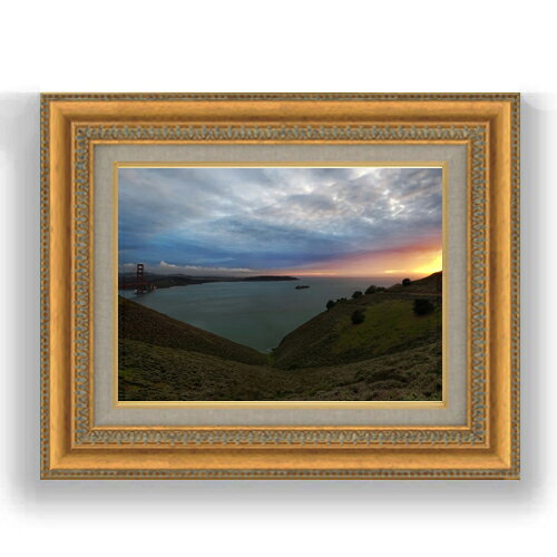 【油絵 直筆仕上げ】モーニングブリッジ F4サイズ 額入り 【キャンバス・額縁】 油彩 風景画 オリジナルインテリア絵画 風水画 481×391mm 複製画 送料無料 プレゼント ギフト 開店祝い 開業祝い 退職祝い 新築祝い リビング 玄関 モダン アートフレーム 壁掛け