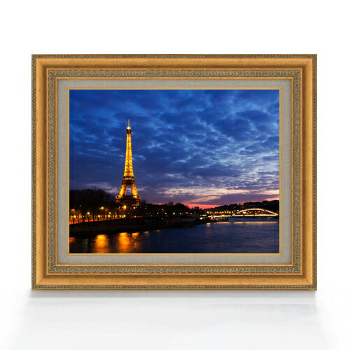 【油絵 直筆仕上げ】街の夕暮れ F6サイズ 額入り 【キャンバス・アクリル/額入り】 油彩 風景画 オリジ..