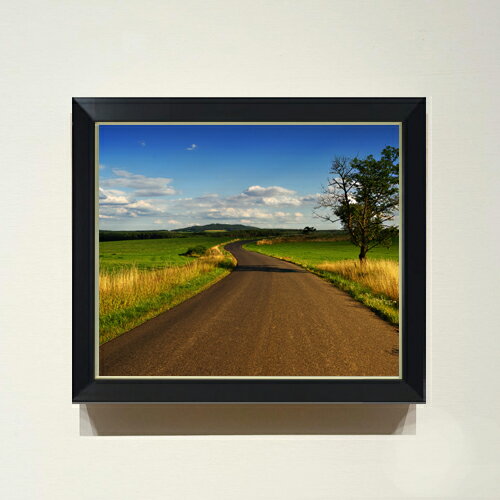 樂天商城 - 【油絵 直筆仕上げ】エグスタットへの道 F8サイズ 額入り 【アップグレードフレーム】 油彩 風景画 オリジナルインテリア絵画 風水画 489×414mm 複製画 送料無料