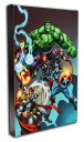 マーベル ヒーローズ「アベンジャーズ アセンブル」作品証明書 展示用フック付 限定500部キャンバスジークレ【インテリア】【アート】【Disney】【絵画インテリア】