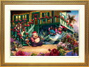 【レビュー特典付き】ディズニー/トーマス キンケード「リロ&スティッチ/アロハ クリスマス」作品証明書 展示用フック付ジークレ【インテリア】【アート】【Disn...