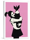 バンクシー アートパネル BANKSY Banksy「ボム ラバー/Bomb Lover」キャンバスジークレ 絵画 ポスター 絵 バンクシー作品 