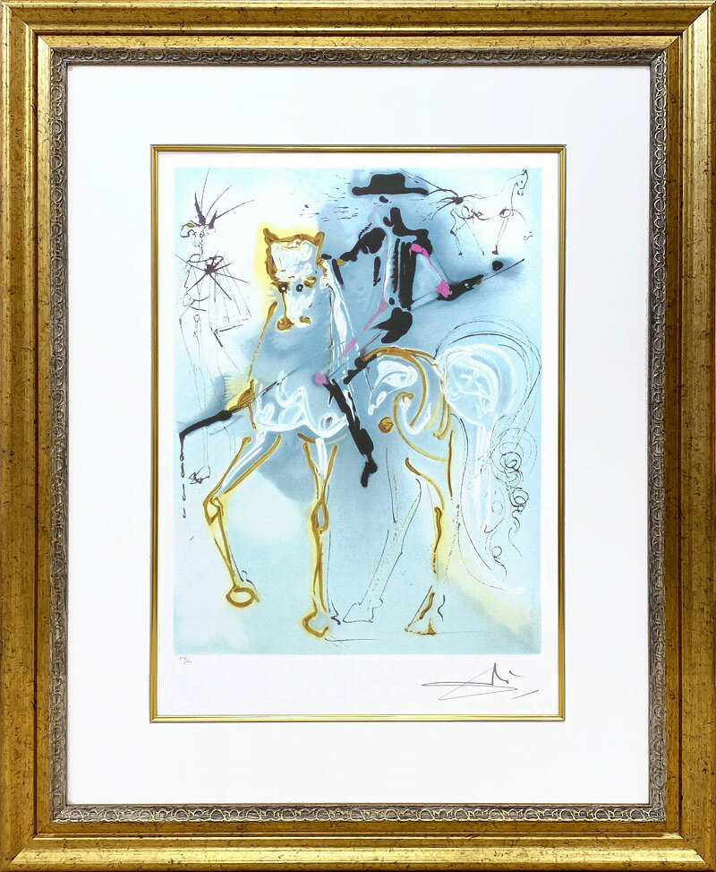 サルバドール・ダリ『騎士-シュバリエ-』証明書付き リトグラフ ダンボール梱包可 楽天市場】サルバドール ダリ リトグラフの通販