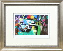 【レビュー特典付き】ピカソ絵画 ピカソ絵「アンティーブの夜釣り」作品証明書 展示用フック 限定エディション付複製画ジークレ【輸入品】