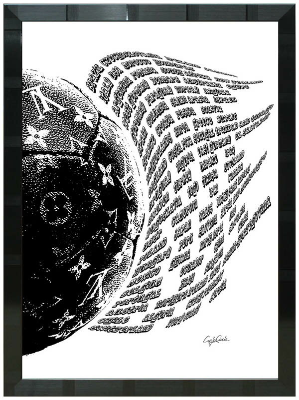 絵画 インテリア ブランドオマージュアート/クレイグ ガルシア A2アートポスター