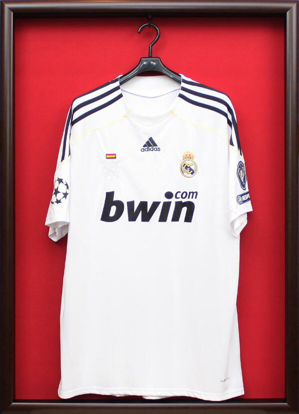 ユニフォームケース セピア/レッド 展示用フック付き【ユニフォーム】【ユニフォーム額】【ユニフォーム 収納】【ユニフォーム 飾る】通販 サッカー 用品 セール