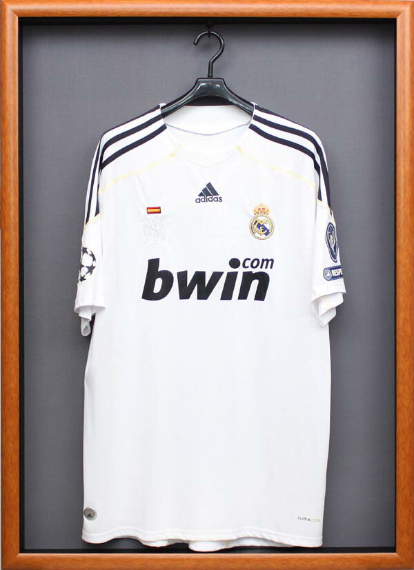 ユニフォームケース ブラウン/グレー展示用フック付き【ユニフォーム】【ユニフォーム額】【ユニフォーム 収納】【ユニフォーム 飾る】通販 サッカー 用品 セール