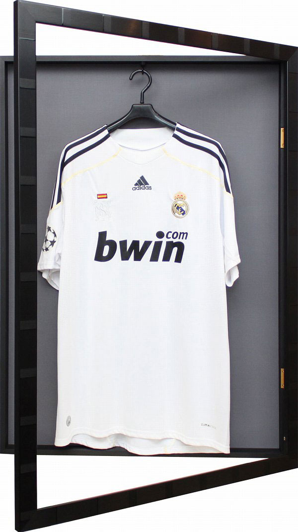 ユニフォームケース ブラック/グレー展示用フック付き【ユニフォーム】【ユニフォーム額】【ユニフォーム 収納】【ユニフォーム 飾る】ネット通販 サッカー 用品 セール