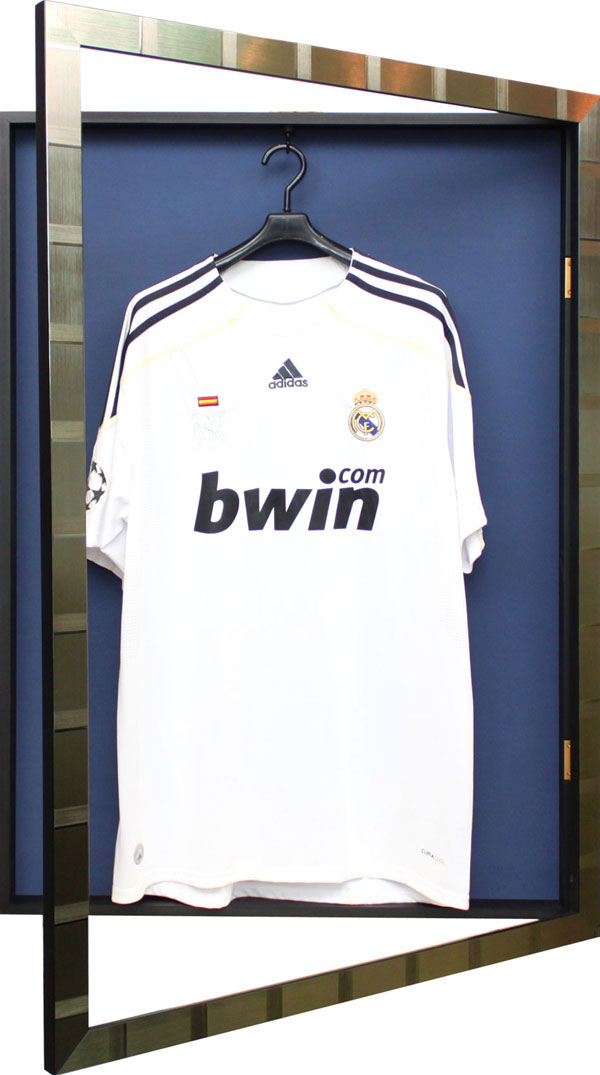 ユニフォームケース シルバー/ネイビー展示用フック付き【ユニフォーム】【ユニフォーム額】【ユニフォーム 収納】【ユニフォーム 飾る】格安セール サッカー 用品 セール