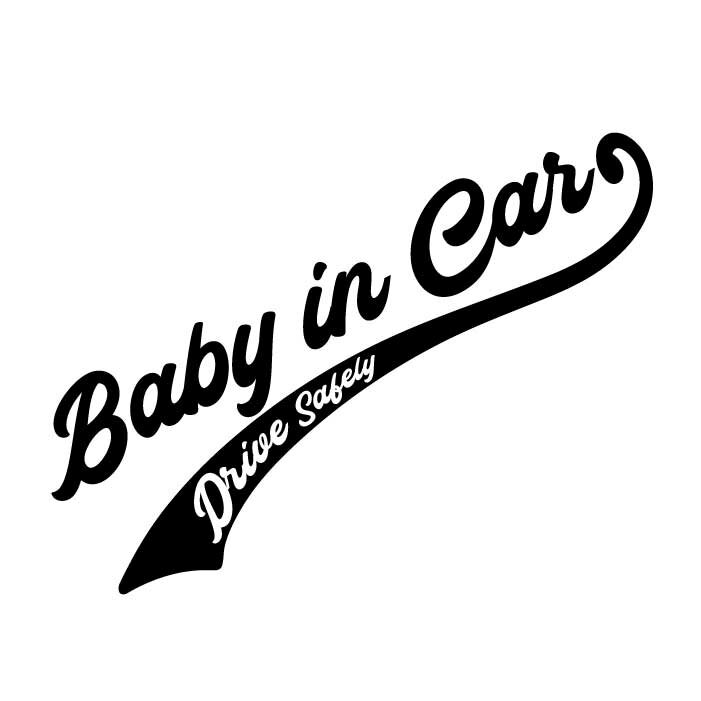 BABY IN CAR 車 ステッカー アメリカン アウトドアかっこいい かわいい おしゃれ ベビーインカー