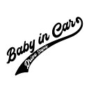 BABY IN CAR 車 ステッカー アメリカン アウトドアかっこいい かわいい おしゃれ ベビーインカー