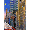 ■鈴木英人■版画「マンハッタン・ランデブー」 1995年