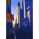 「トワイライト・モーニング」■鈴木英人-版画(額装版画)■シルクスクリーン 2000年