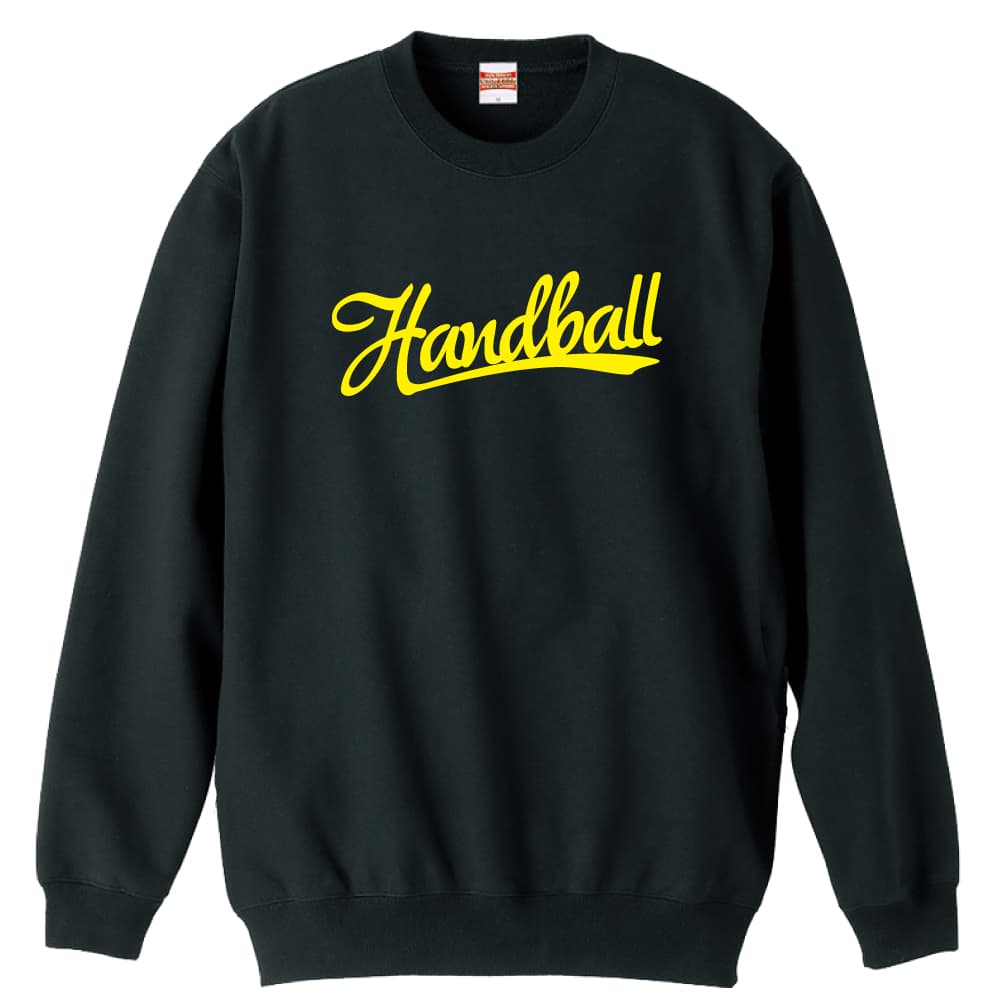 \10%OFFクーポン/ ハンドボール トレーナー スウェット メンズ レディース ジュニア 裏パイル 練習着 おもしろ 名入れ おしゃれ 文字入れ無料 綿10...