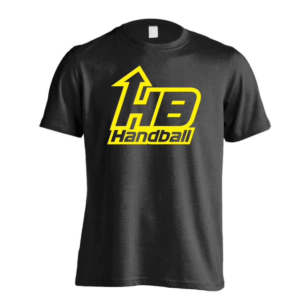 ハンドボール Tシャツ 半袖 メンズ レディース ジュニア 練習着 ドライ おもしろ tシャツ ふざけ 名入れ 文字入れ無料 「アローロゴデザイン HB Handball」 アートワークスコウベ 【送料無料】