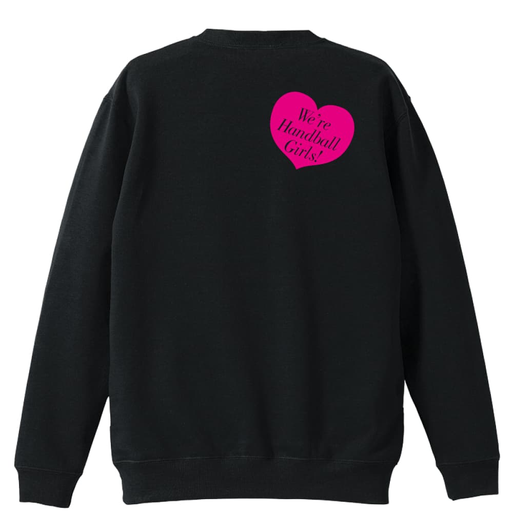 \10%OFFクーポン/ ハンドボール トレーナー スウェット メンズ レディース ジュニア 裏パイル 練習着 おもしろ 名入れ おしゃれ 文字入れ無料 綿10...