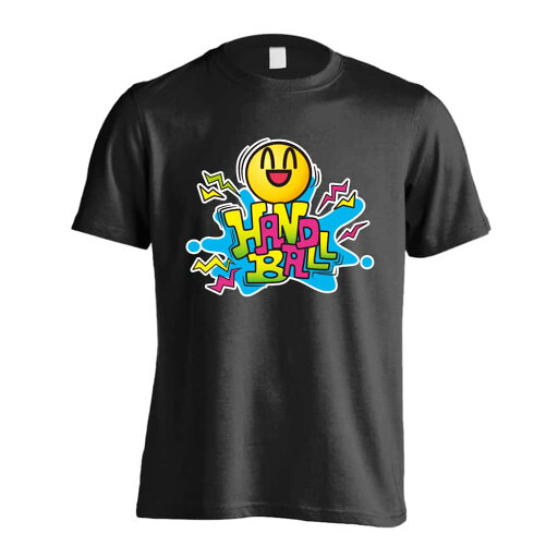 ハンドボール Tシャツ 半袖 メンズ レディース ジュニア 練習着 ドライ おもしろ tシャツ 速乾 スポーツ 名入れ 女子 男子 チーム おしゃれ 文字入れ無料 「ファンキースマイリーフェイス HANDBALL」 アートワークスコウベ 【送料無料】 ハンドボール Tシャツ 半袖 メンズ レディース ジュニア 練習着 ドライ おもしろ tシャツ 速乾 スポーツ 名入れ 女子 男子 チーム おしゃれ 文字入れ無料 「ファンキースマイリーフェイス HANDBALL」 アートワークスコウベ 【送料無料】