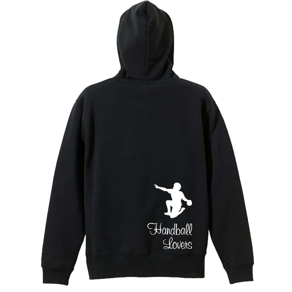 ハンドボール パーカー プルオーバー メンズ レディース ジュニア 練習着裏パイル おもしろ 名入れ スウェット おしゃれ キッズ 大きいサイズ 文字入れ無料 「ハンドボールラバーズ 4」 アートワークスコウベ 【送料無料】