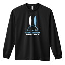 スポーツウェア フィットネス 運動 ロンT 長袖Tシャツ メンズ レディース ジュニア 練習着 ドライ おもしろ tシャツ ふざけ 名入れ 文字入れ無料 「EVERYTHING IS PRACTICE」 アートワークスコウベ 