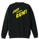 陸上競技 マラソン ランニング トレーナー スウェット メンズ レディース ジュニア 裏パイル 練習着 おもしろ 名入れ おしゃれ 文字入れ無料 綿100% キ...