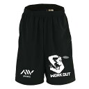 バドミントン ハーフパンツ ドライ メンズ レディース ジュニア 練習着 短パン 速乾 スポーツ 名入れ おしゃれ 半スボン 文字入れ無料 「ゴリラワークアウト...
