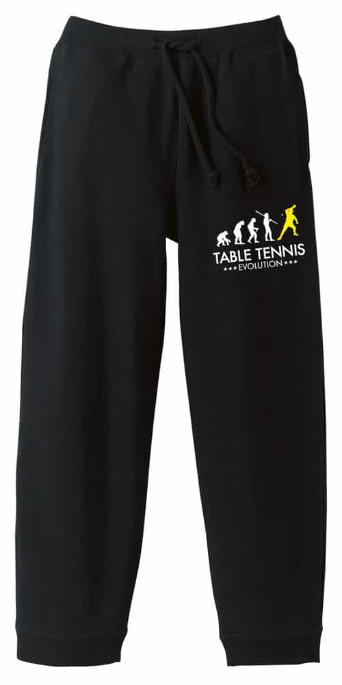 卓球 スウェットパンツ メンズ レディース キッズ 裏パイル スエット ルームウェア スポーツ 綿100 長ズボン 名入れ おしゃれ 文字入れ無料 「卓球エボリ...