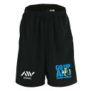 バレーボール ハーフパンツ ドライ メンズ レディース ジュニア 練習着 短パン 速乾 スポーツ 名入れ おしゃれ 半スボン 文字入れ無料 「GO UP AND...