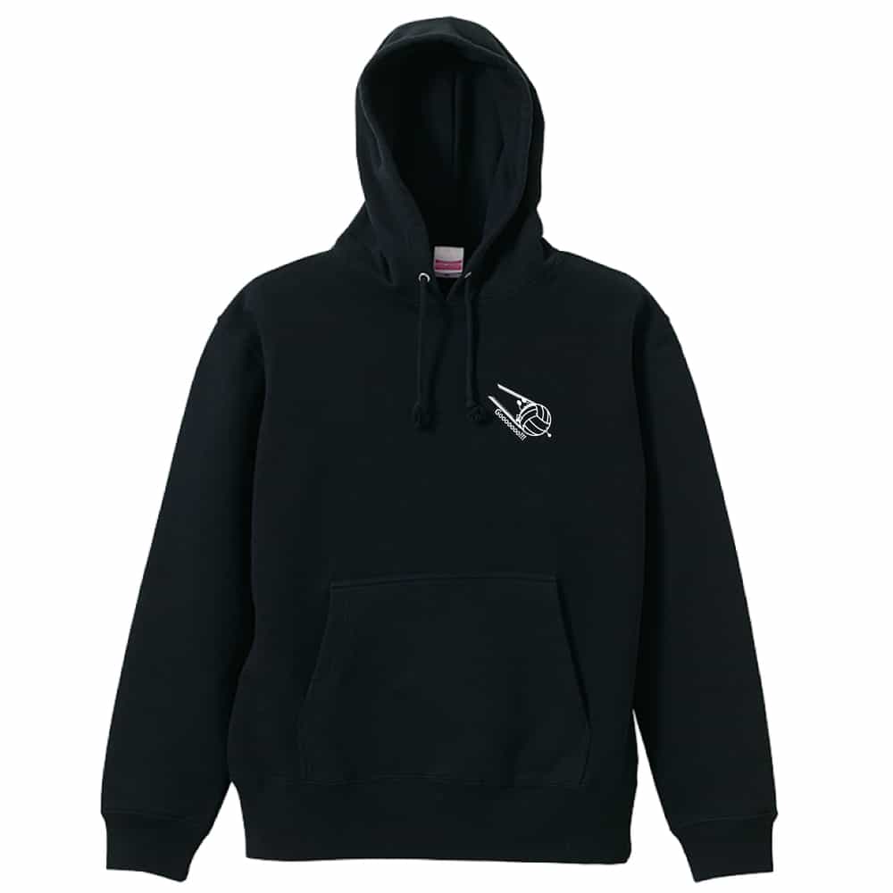 ＼10%OFFクーポン／ バレーボール パーカー プルオーバー メンズ レディース ジュニア 練習着裏パイル おもしろ tシャツ ふざけ 名入れ 文字入れ無料 「スーパーアタック」 アートワークスコウベ 【送料無料】