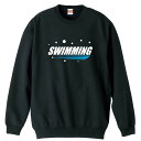 \10%OFFクーポン/ 水泳 競泳 トレーナー スウェット メンズ レディース ジュニア 裏パイル 練習着 おもしろ 名入れ おしゃれ 文字入れ無料 綿100...