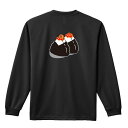 卓球 ロンT 長袖Tシャツ メンズ レディース ジュニア 練習着 ドライ おもしろ tシャツ ふざけ 名入れ おしゃれ キッズ 文字入れ無料 「ピンポンボール ...