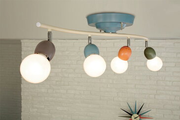 【ポイント10倍】シーリングランプ 4灯 ARTWORKSTUDIO アートワークスタジオ Annabell-ceiling lamp アナベルシーリングランプ E26 100W ボール型 角度調整可能 リモコン付き 3段階点灯切替 LED対応 6畳 子供部屋 おしゃれ【アートワークスタジオ公式】