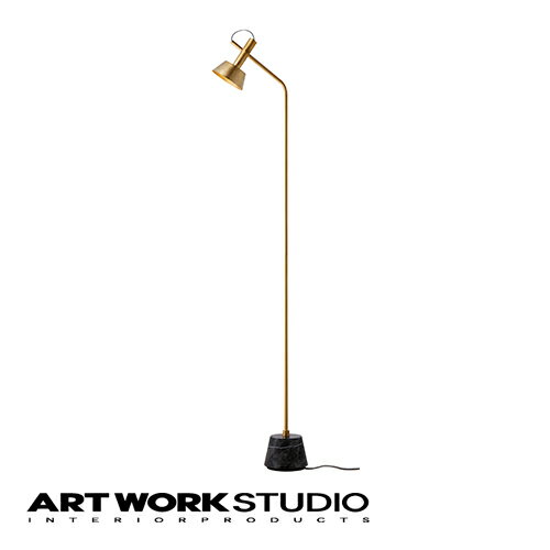 【アートワークスタジオ公式】 ARTWORKSTUDIOAW-0529　Havana-floor lamp ハバナフロアランプ フロアランプ 1灯 E17 40W 角度調整可能 真鍮 大理石 フットスイッチ LED対応 スタンド おしゃれ クラシック ビンテージ【ポイント10倍】