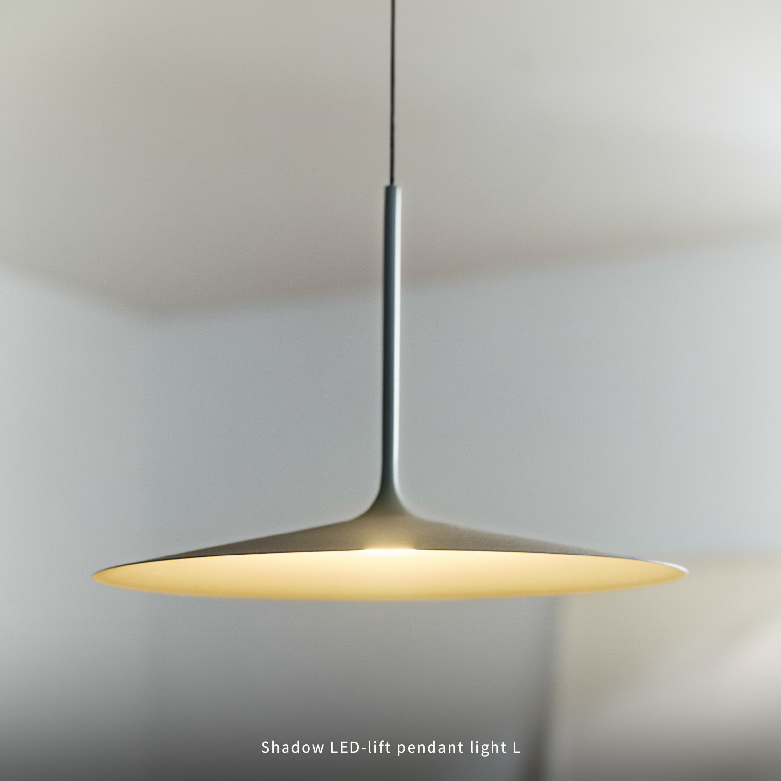 【アートワークスタジオ公式】ARTWORKSTUDIO ペンダントライト「Shadow LED-lift pendant light S / L」AW-0707E AW-0708E シャドウLEDリフトペンダントライト LED内蔵 高寿命 コード収納可能 シンプル モダン 高級感 北欧 ダイニング カフェ 店舗 インテリア レビュー特典付 2